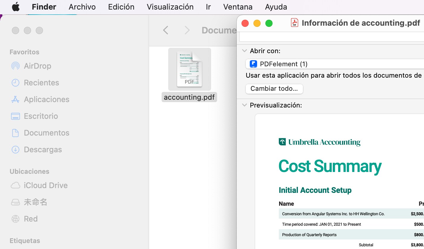 Abrir un PDF en PDFelement antes de quitar la marca de agua