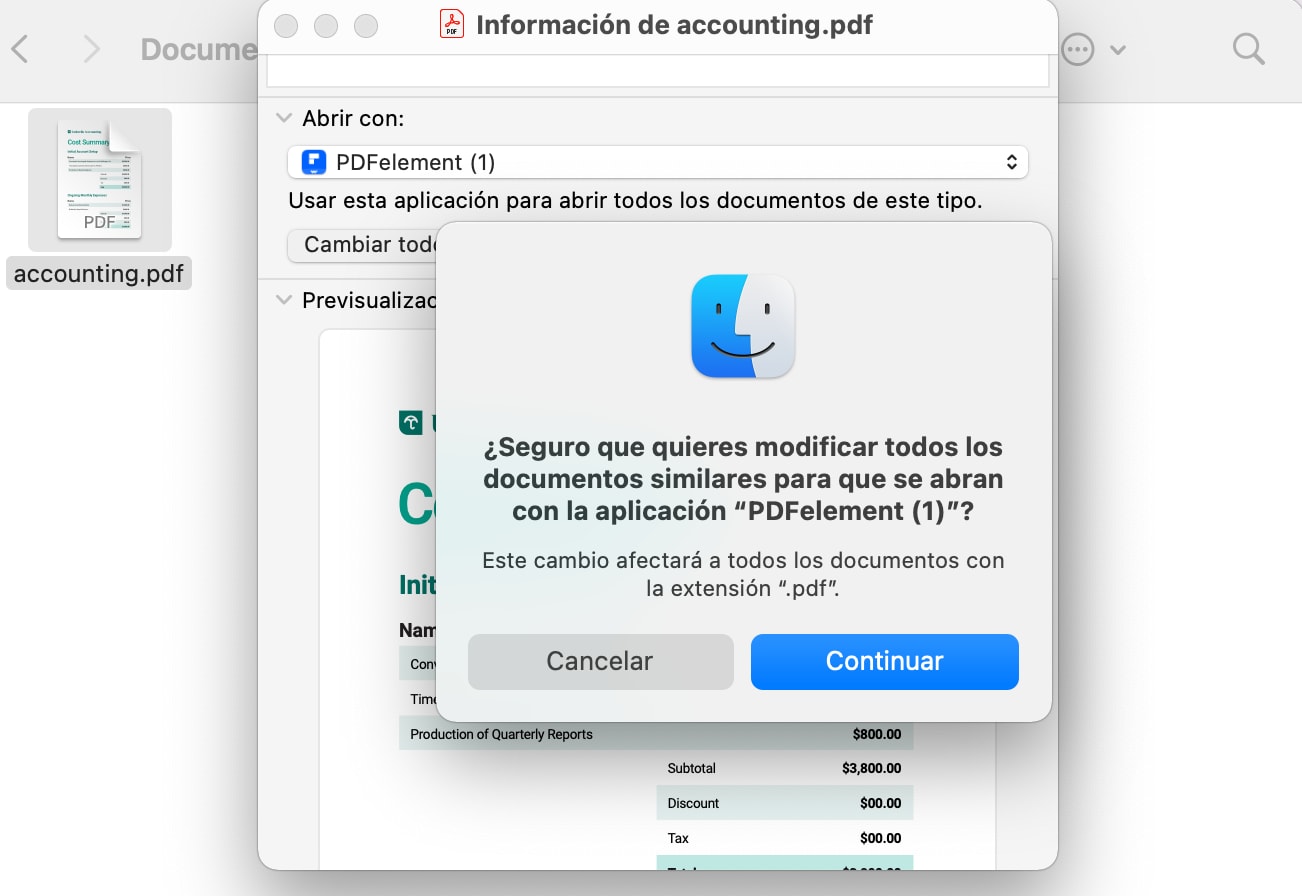 Abrir un PDF en PDFelement antes de quitar la marca de agua