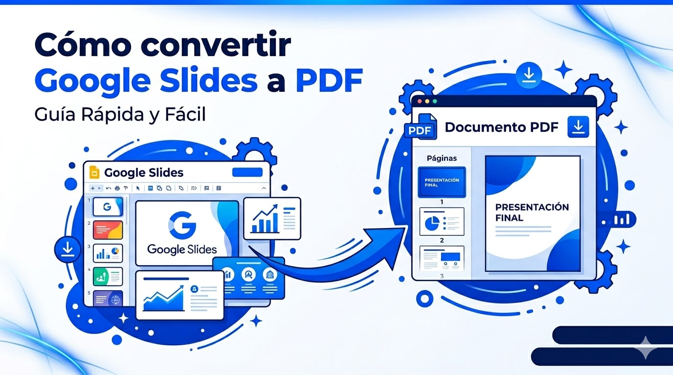 Cómo convertir Google Slides a PDF paso a paso