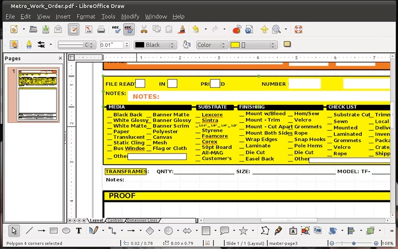 LibreOffice Draw: editor PDF gratuito y de código abierto