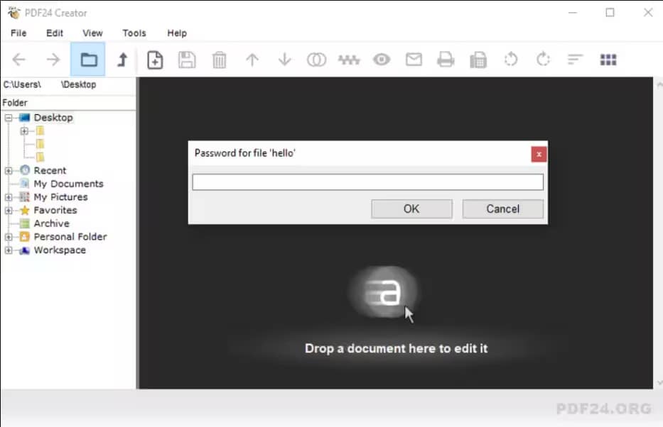PDF24 Creator: editor PDF gratis offline para Windows