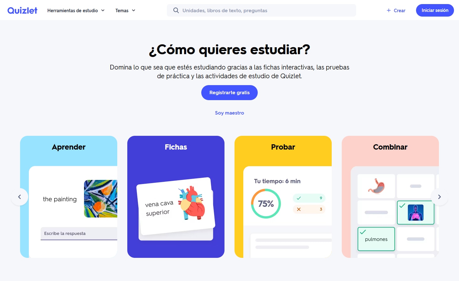 ¿Quizlet es gratis?
