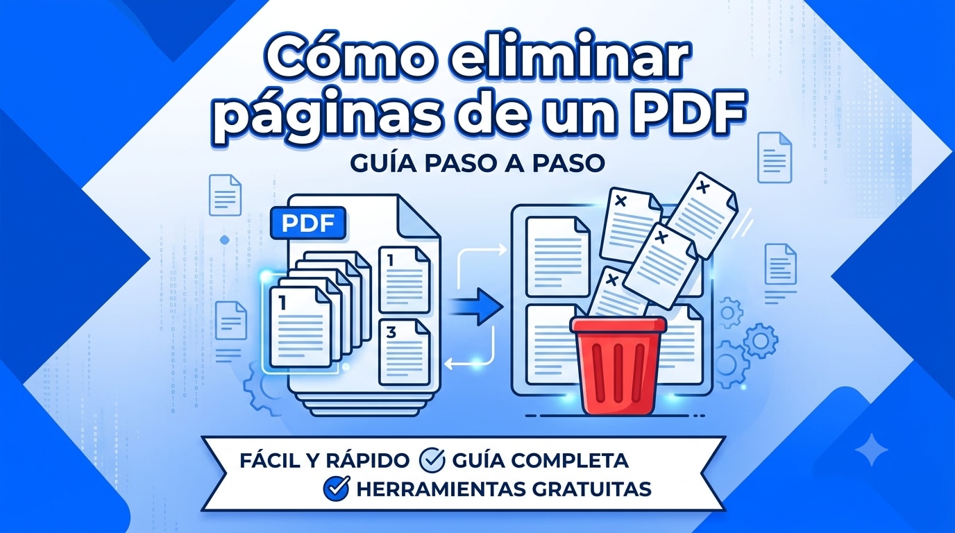 Cómo eliminar páginas de un PDF