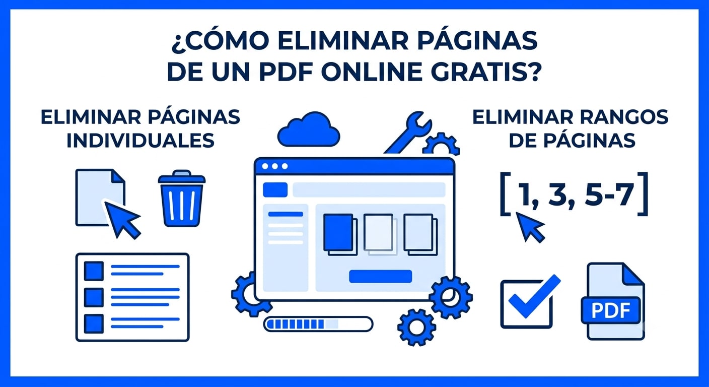 Cómo eliminar páginas de un PDF online paso a paso