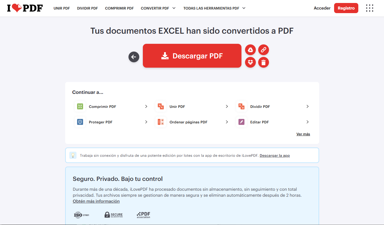 Convertir y descargar el PDF