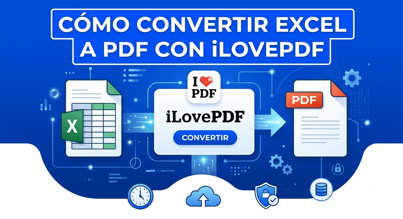 Cómo convertir Excel a PDF con iLovePDF