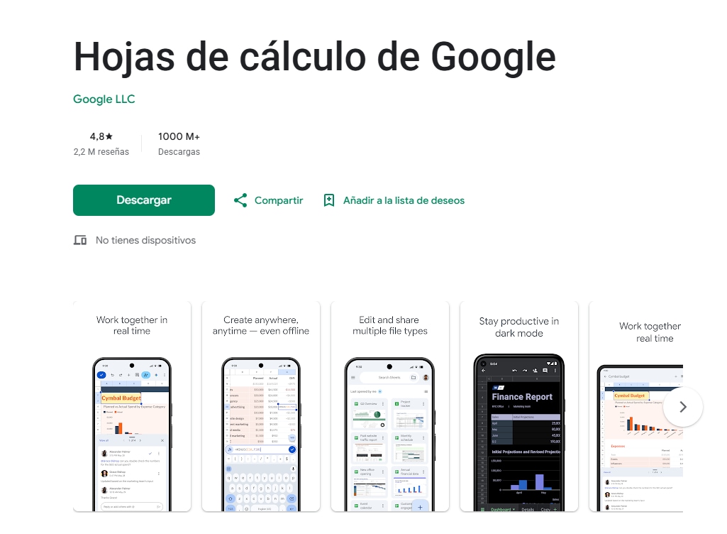 Google Sheets