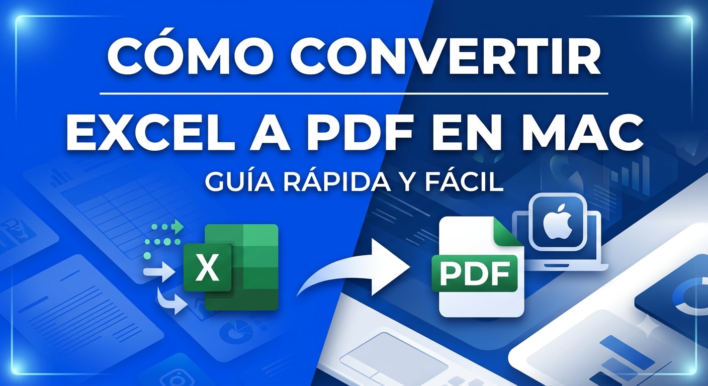 Cómo convertir Excel a PDF en Mac