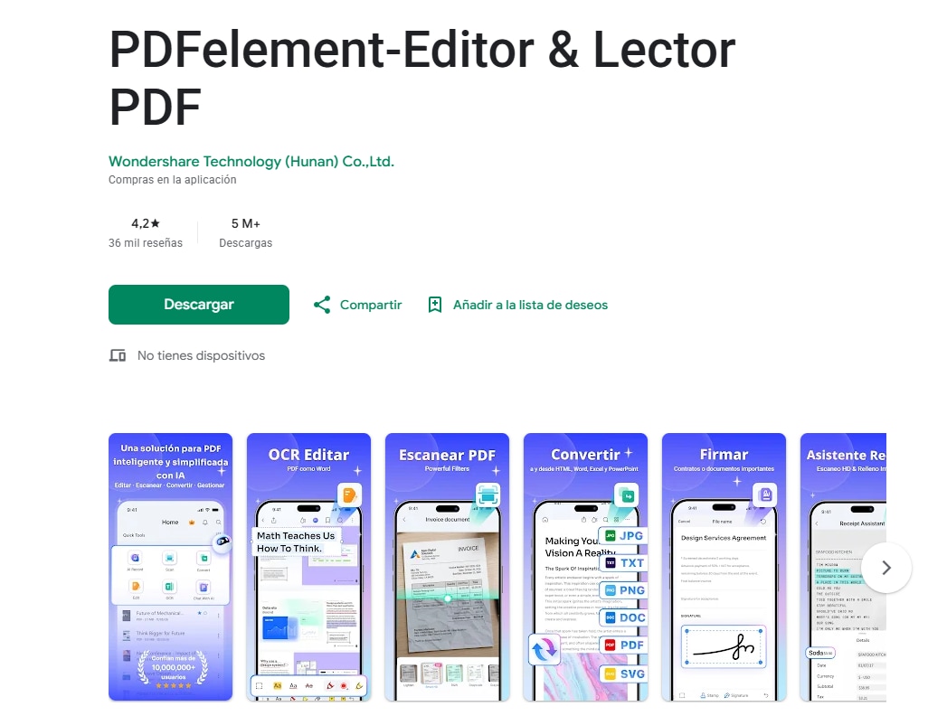 PDFelement para Android