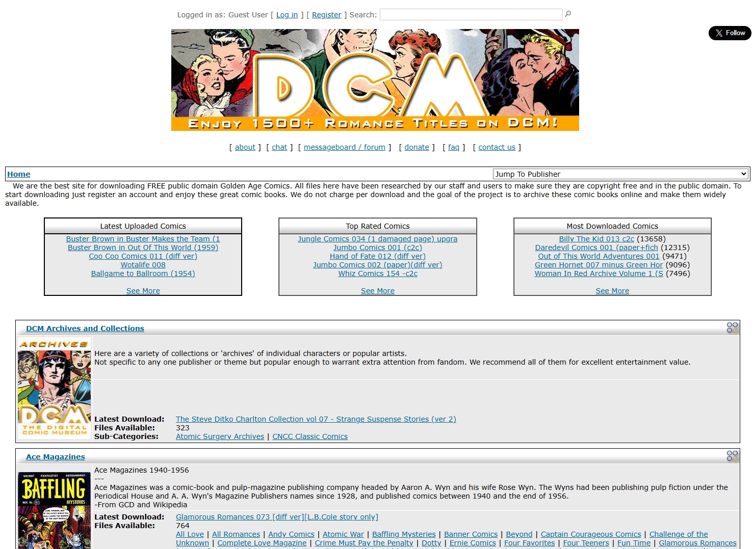 Biblioteca de Digital Comic Museum con 21,000 cómics antiguos