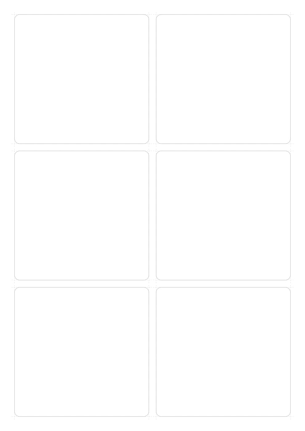 Flashcards A4 6 por hoja