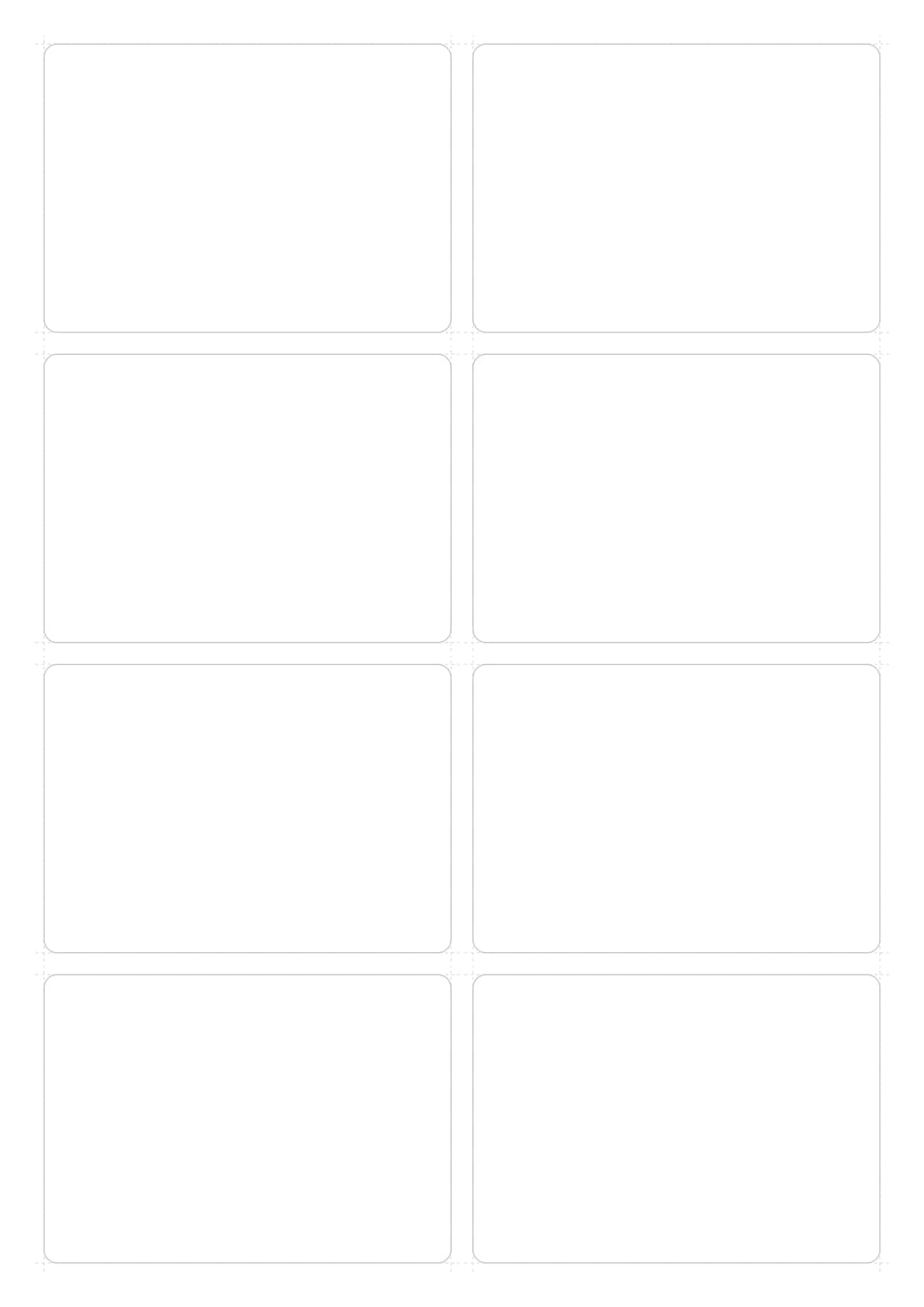 Flashcards A4 8 por hoja