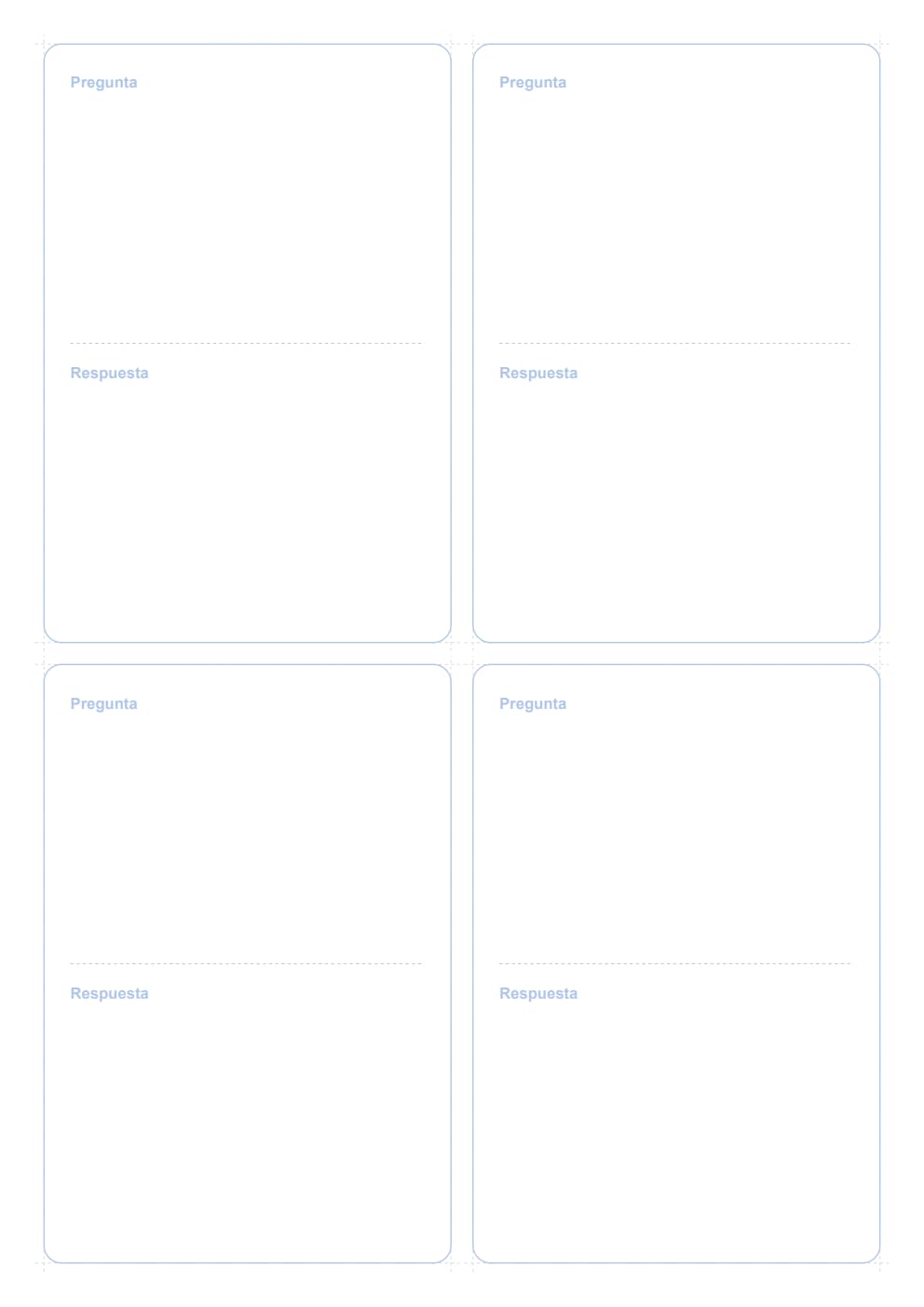Flashcards A4 pregunta respuesta