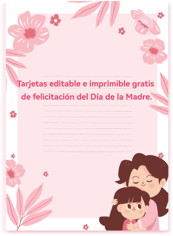 mothers day card template