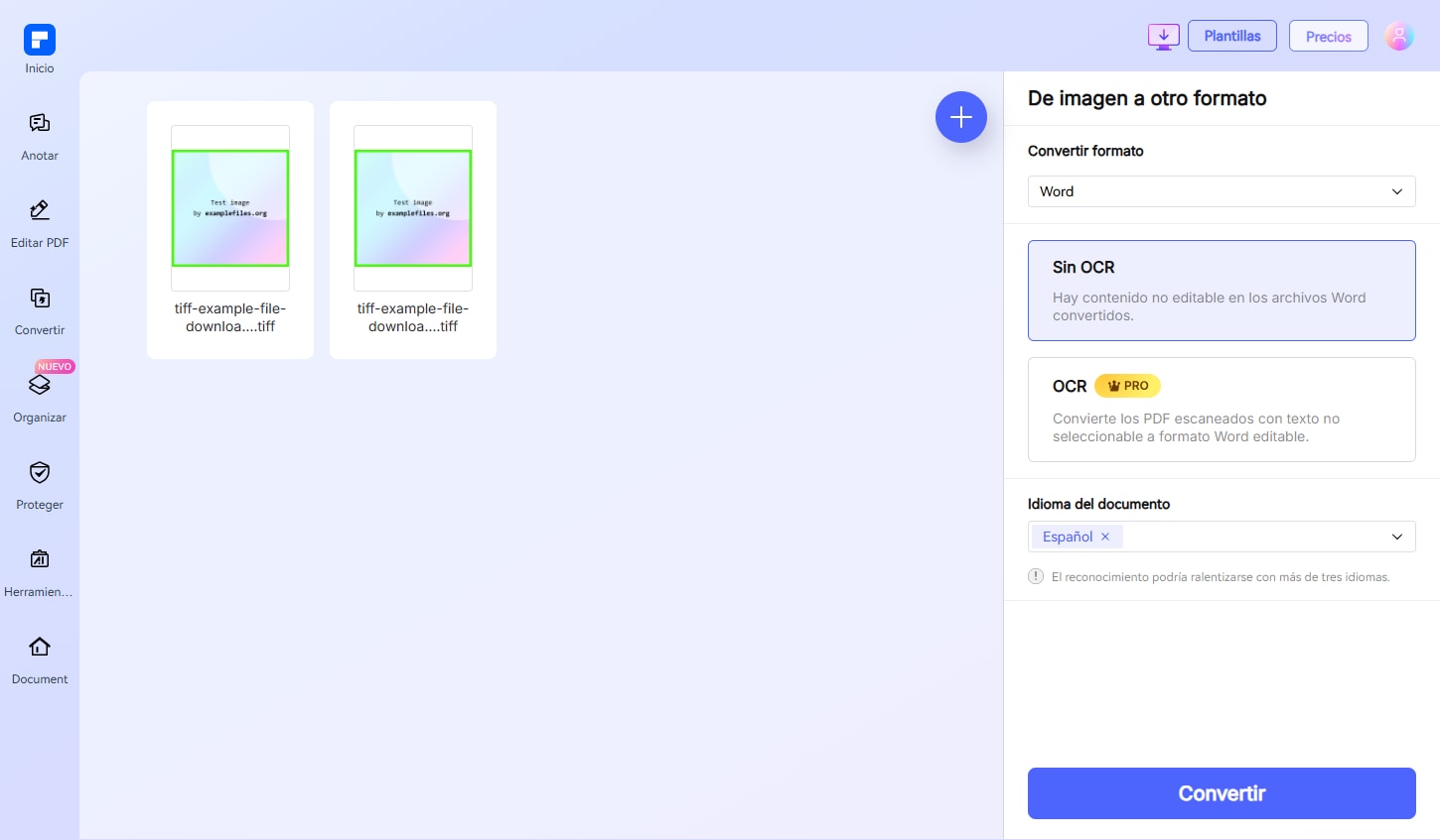 convertir a word en pdfelement