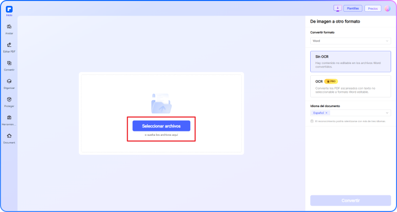 Convertidor de imágenes paso 1