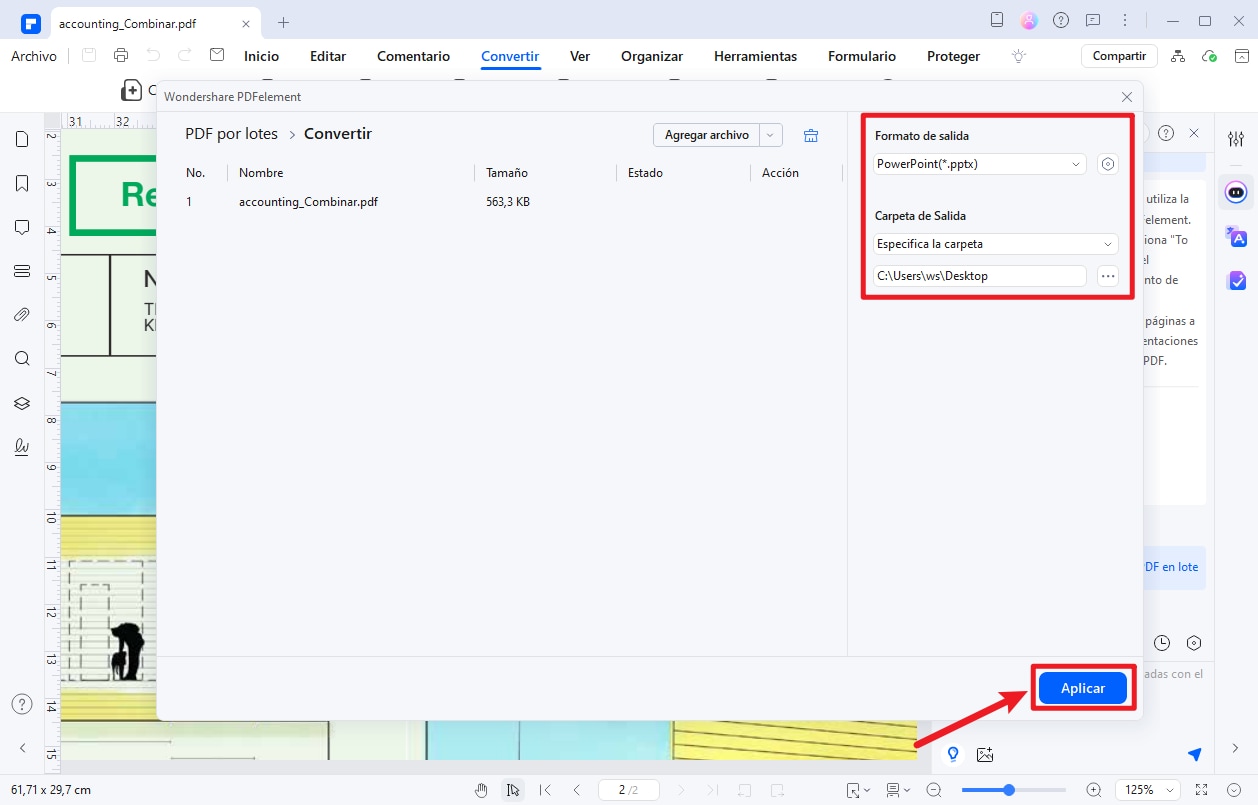 Crear PPT con PDF en PDFelement