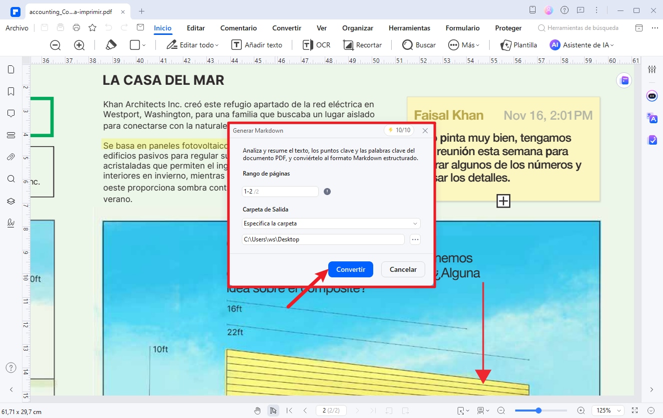 Alternativa al editor de Markdown para convertir PDF a Markdown