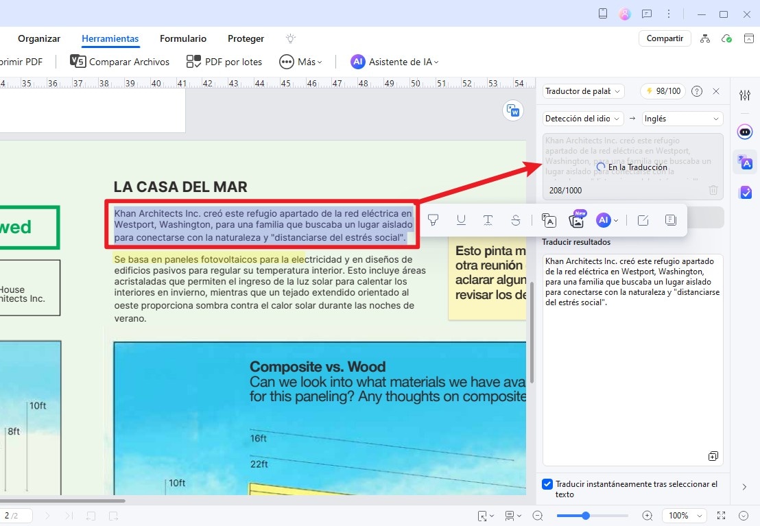 proceso de traducción