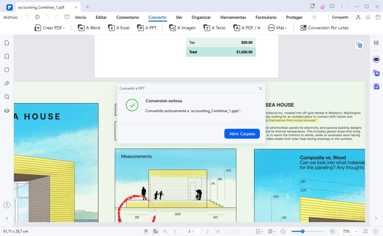 Descarga gratuita del convertidor de PDF a PPT