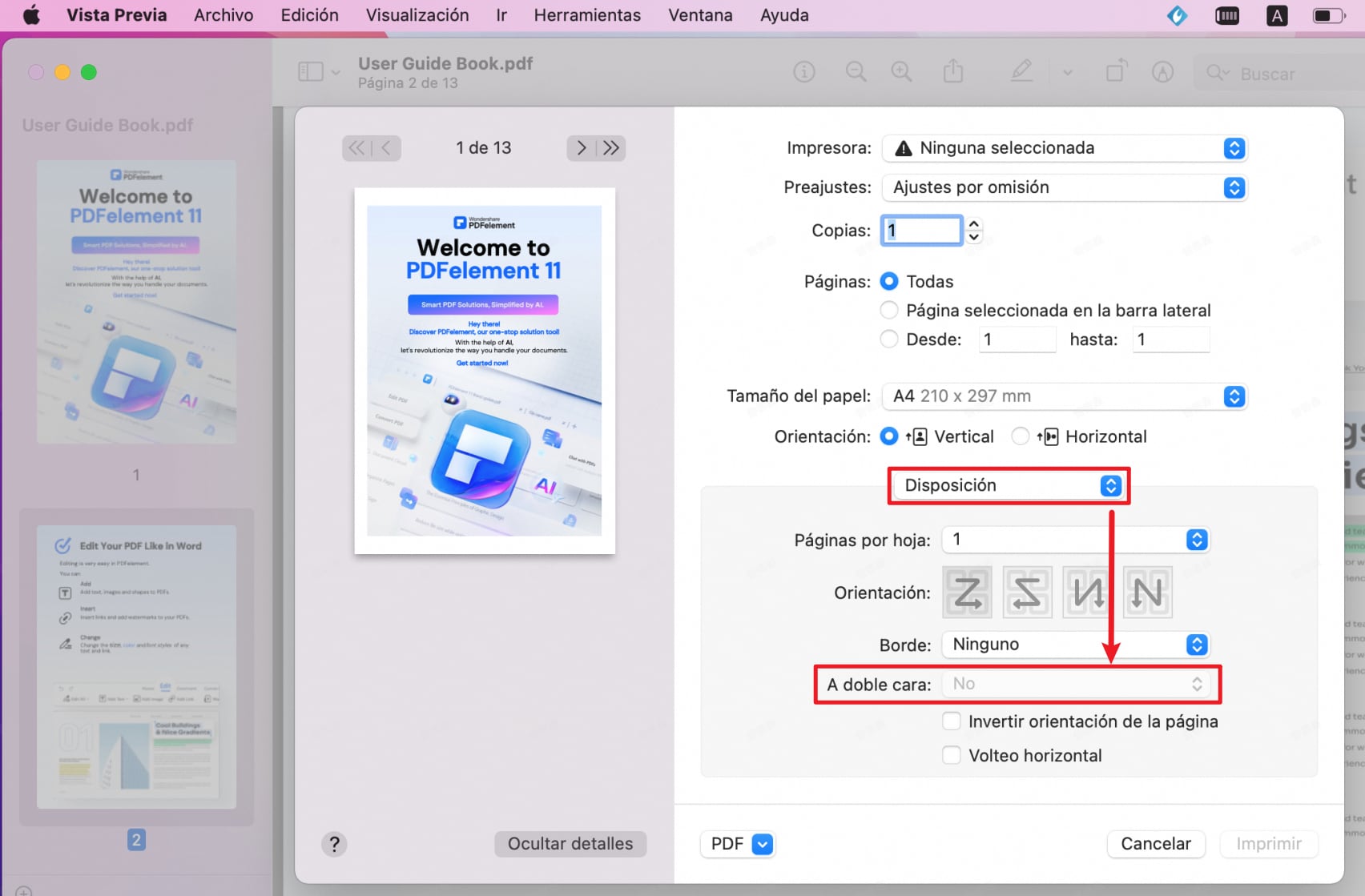 imprimir archivo pdf con Vista Previa