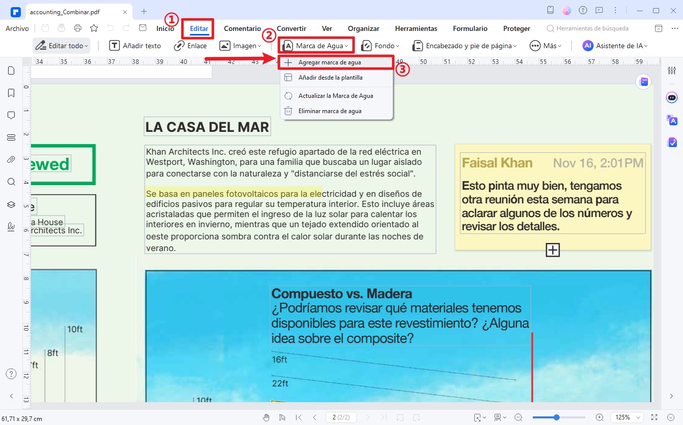 poner una marca de agua a DOC/DOCX con un editor de PDF