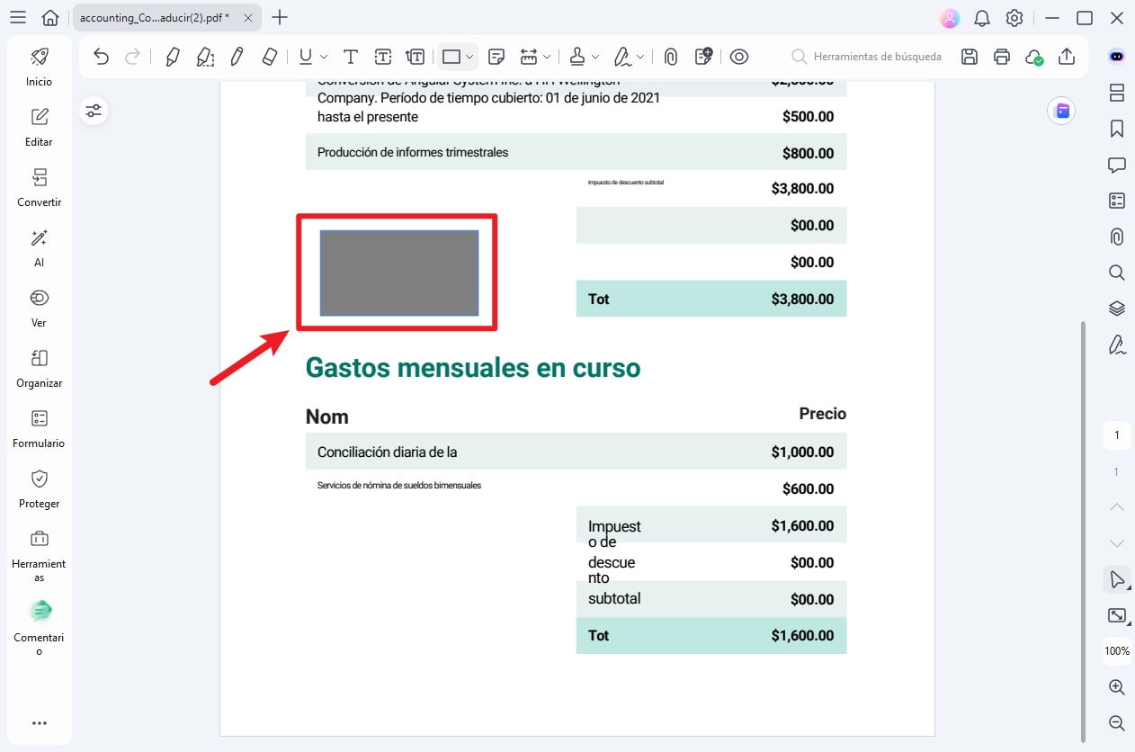 ajustar color de relleno y quitar contorno de la forma