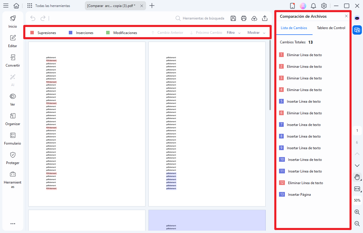 comparar archivos pdf