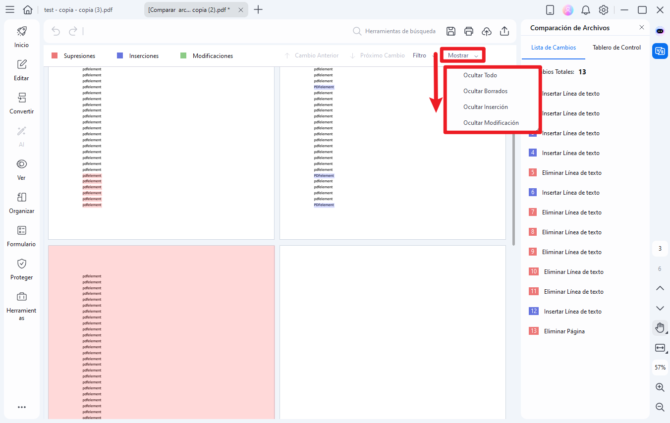 Oculta las diferencias que no necesitas ver