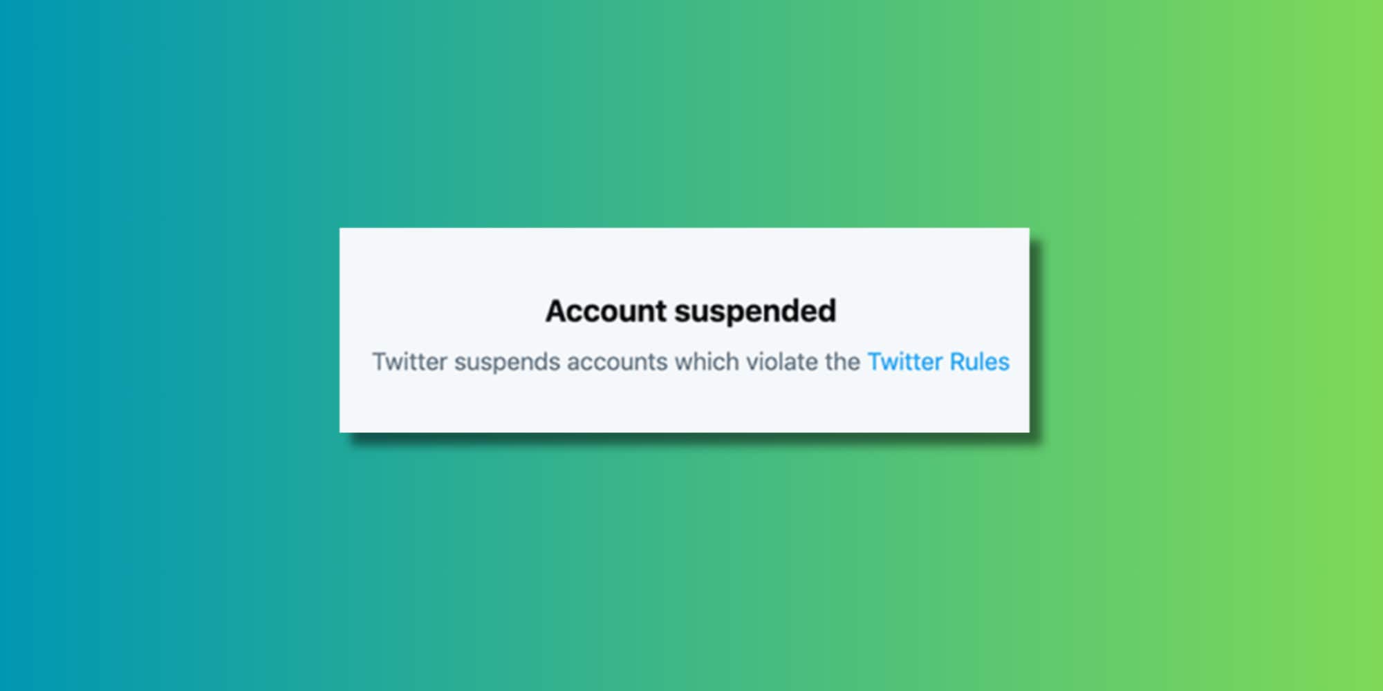 Reactivación de cuentas suspendidas de Twitter