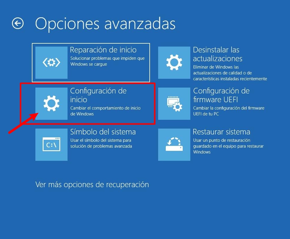 Windows 10 reparación automática de pantalla negra 11