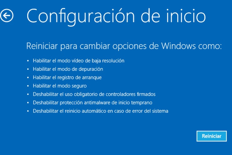 Windows 10 reparación automática de pantalla negra 6