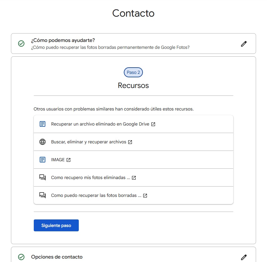recursos disponibles