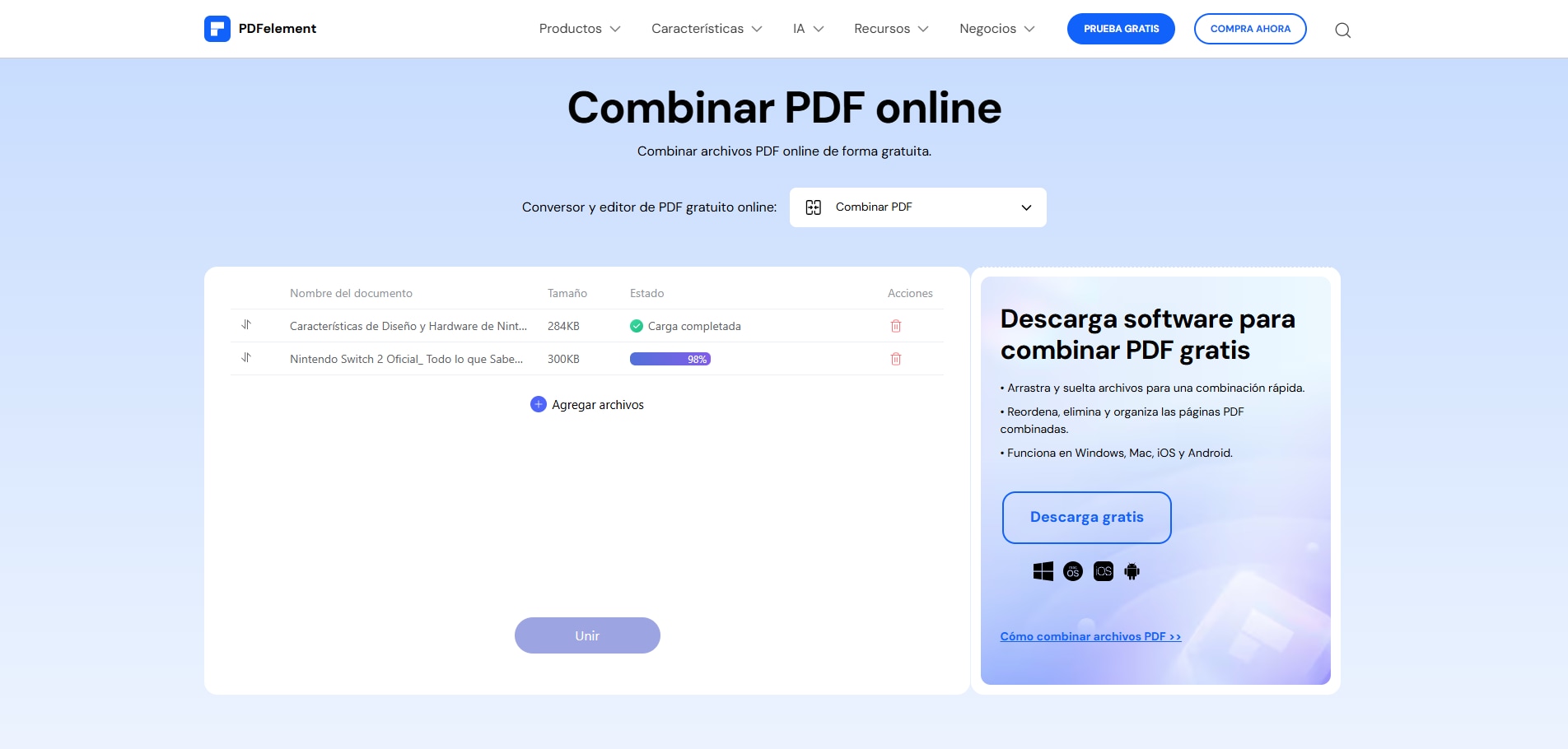 organizar los archivos