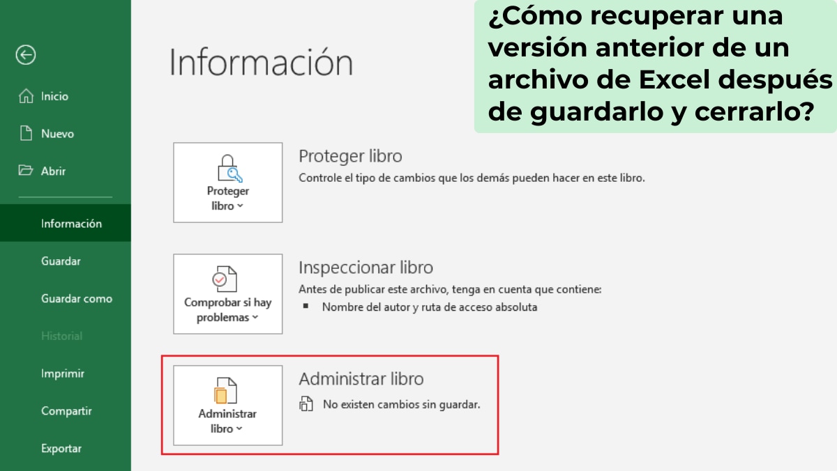como deshacer en excel