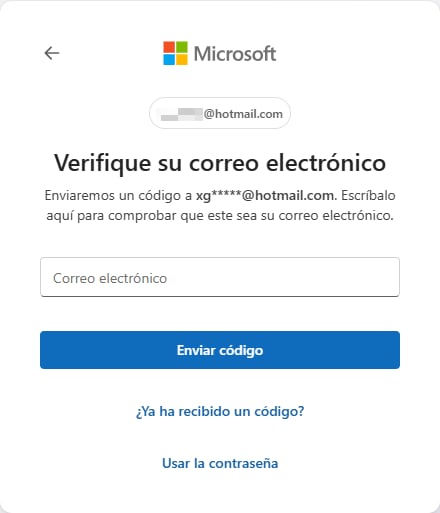usar la contraseña