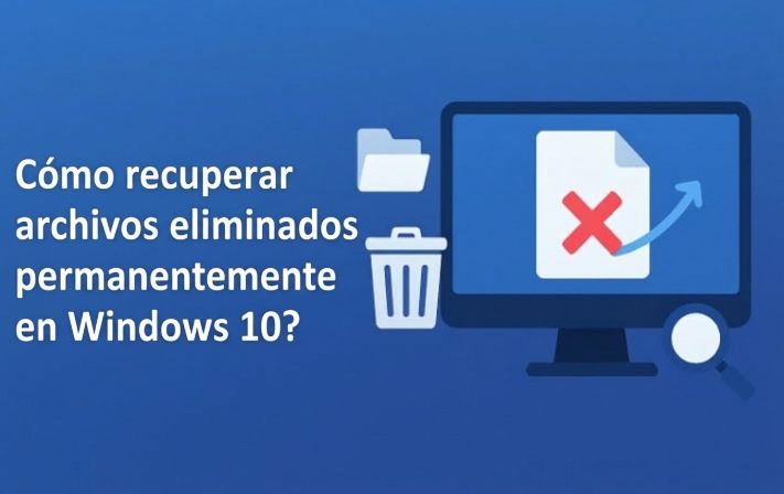 ¿Cómo recuperar archivos eliminados permanentemente en Windows 10?