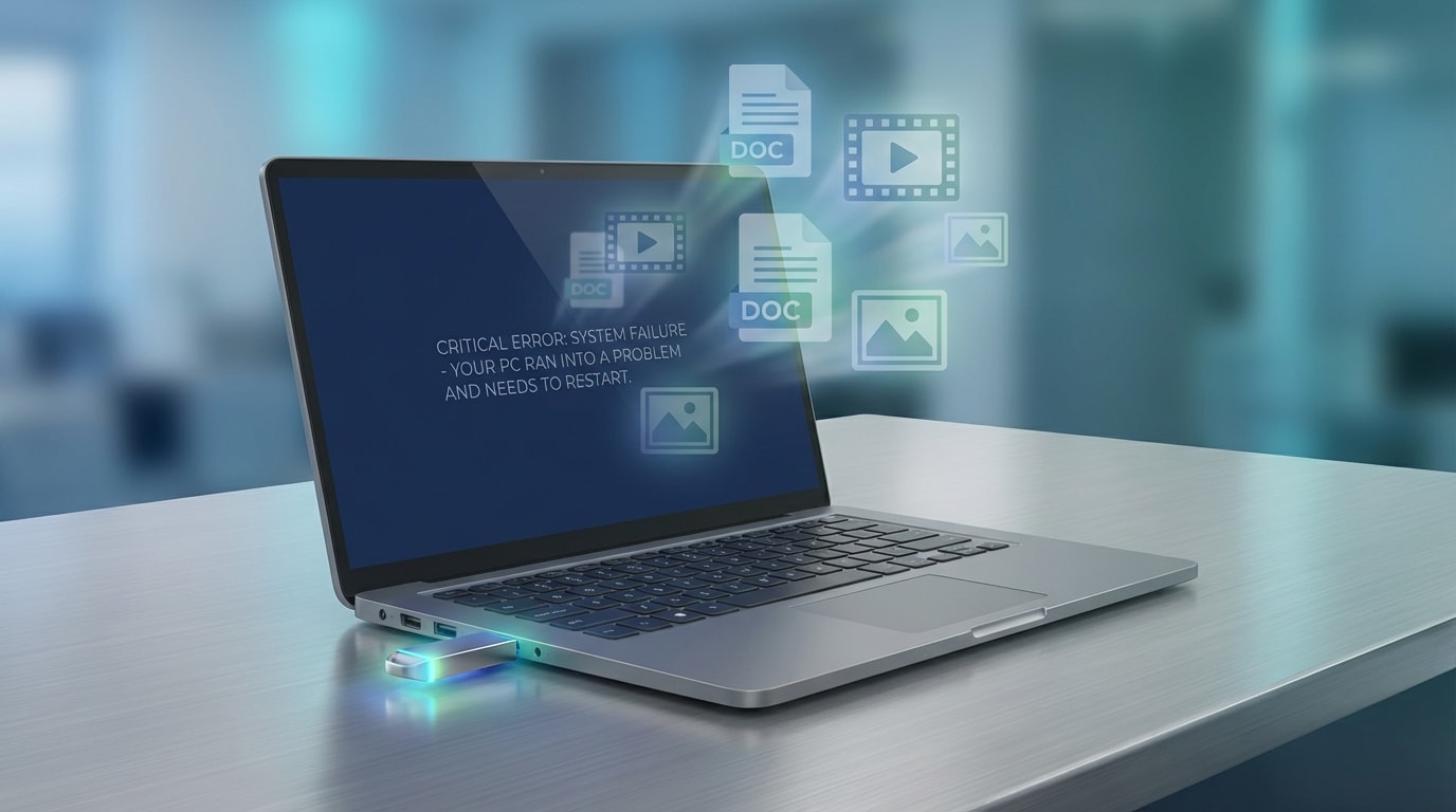 Cómo recuperar datos tras la Pantalla Azul de la Muerte