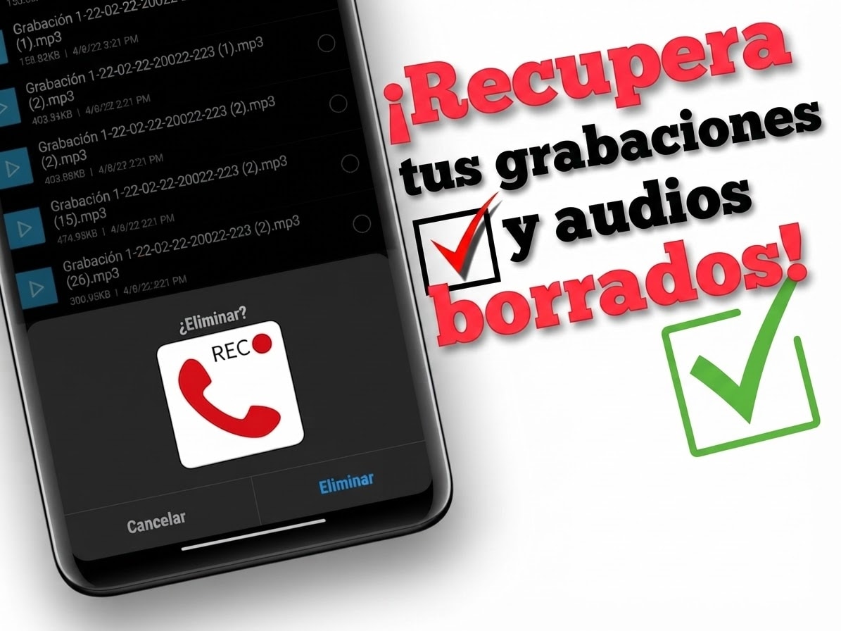 Cómo recuperar grabaciones de llamadas borradas en Android