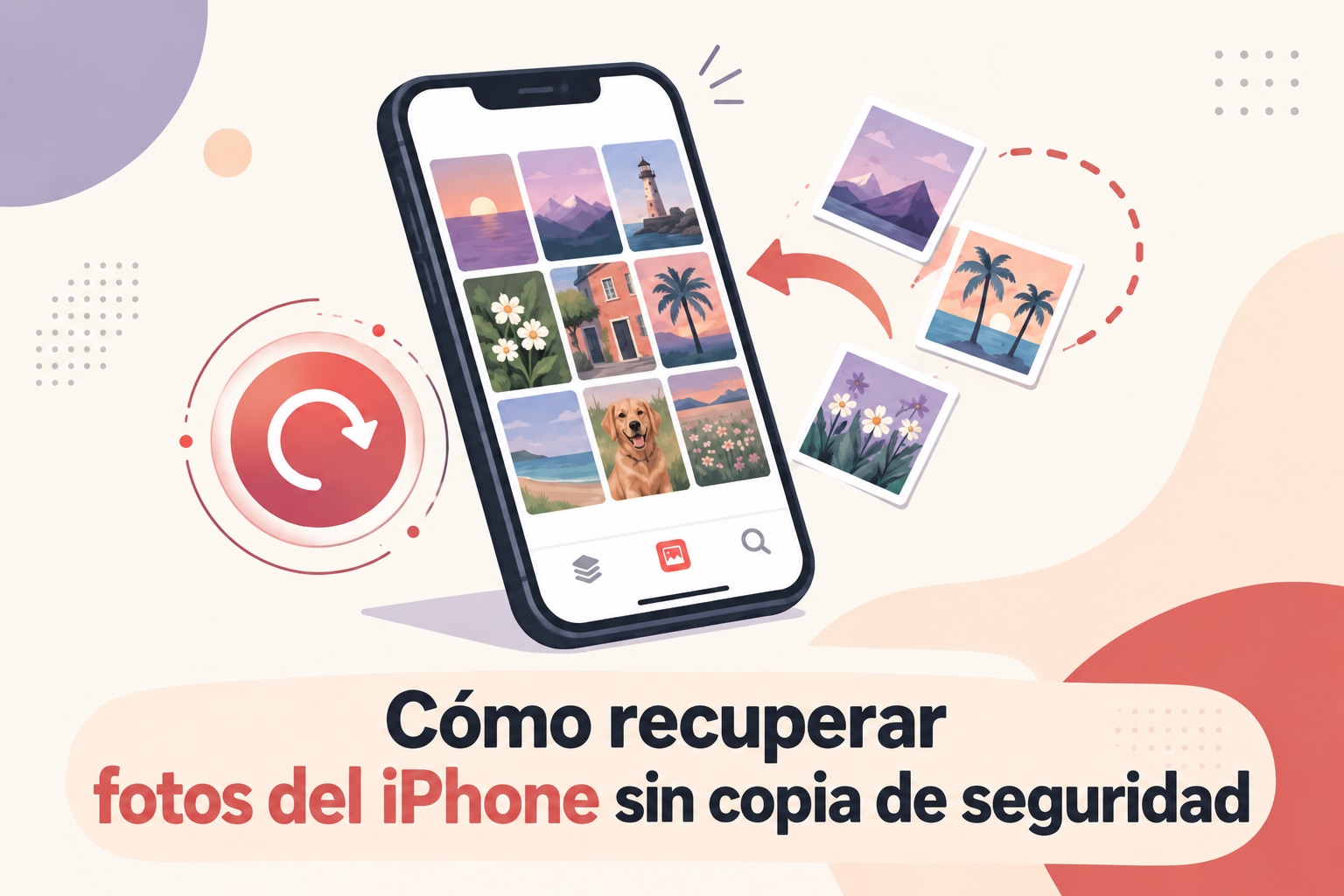 Cómo recuperar fotos del iPhone sin copia de seguridad