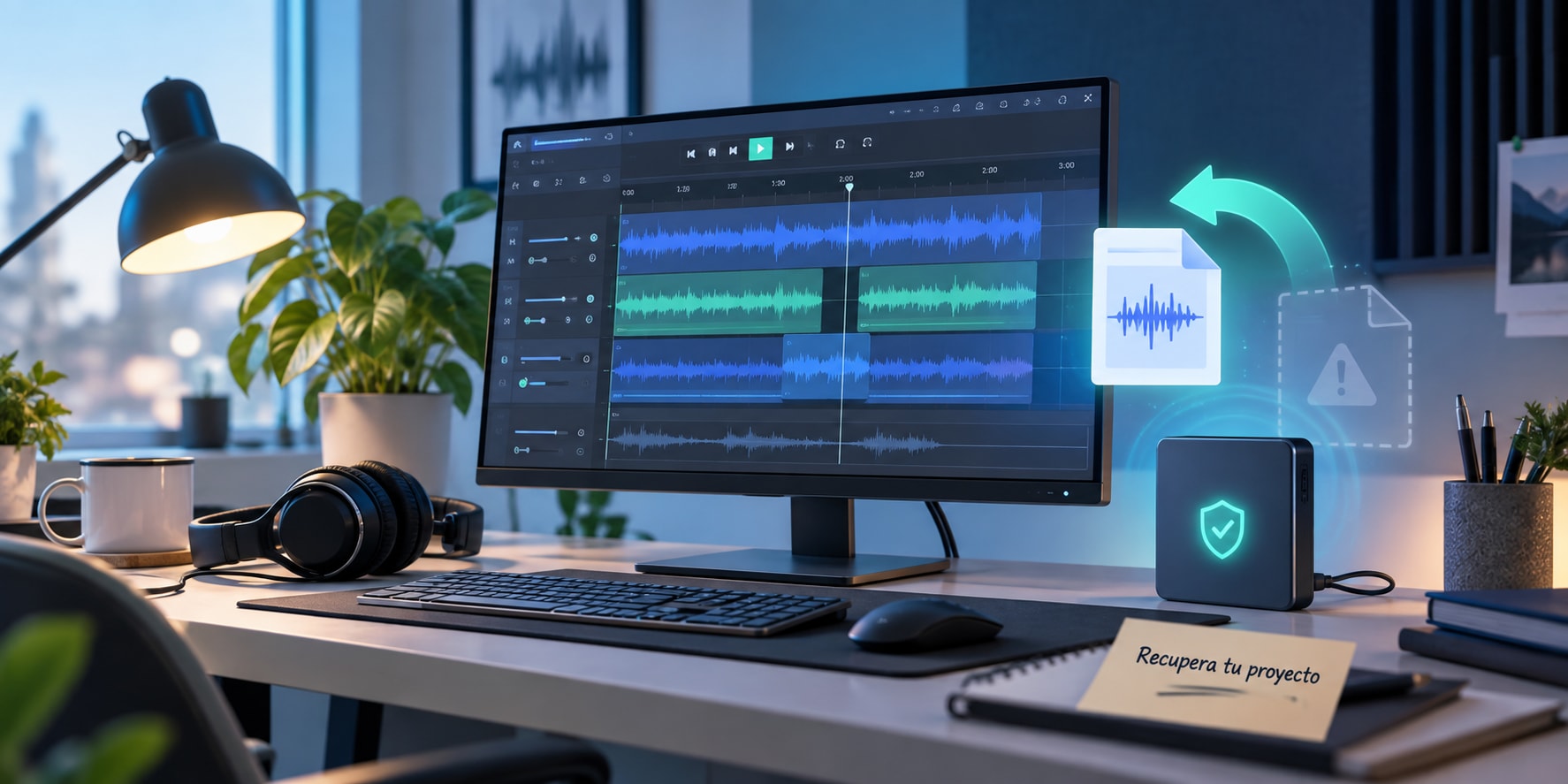 Cómo recuperar una grabación o proyecto de Audacity borrado o no guardado