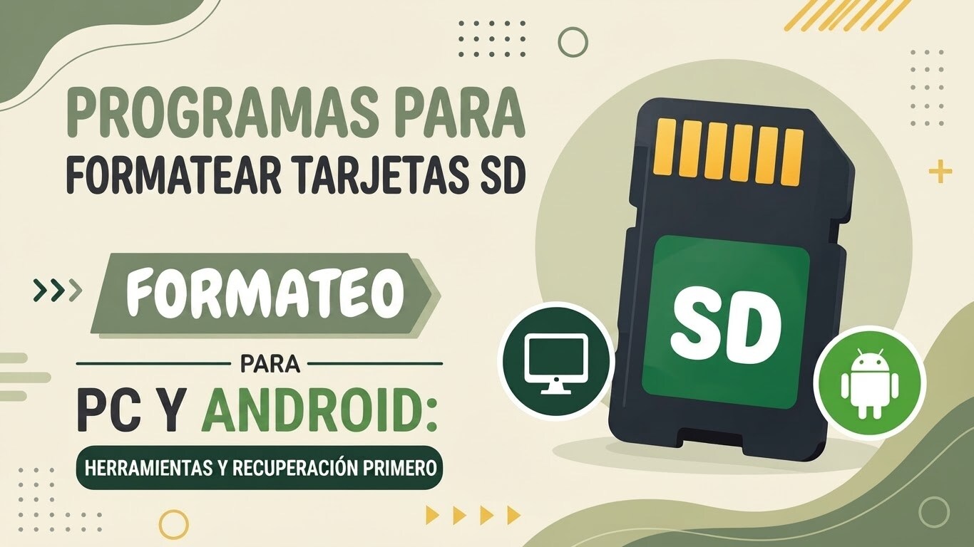 SD Card Formatter: mejores formateadores de tarjetas SD