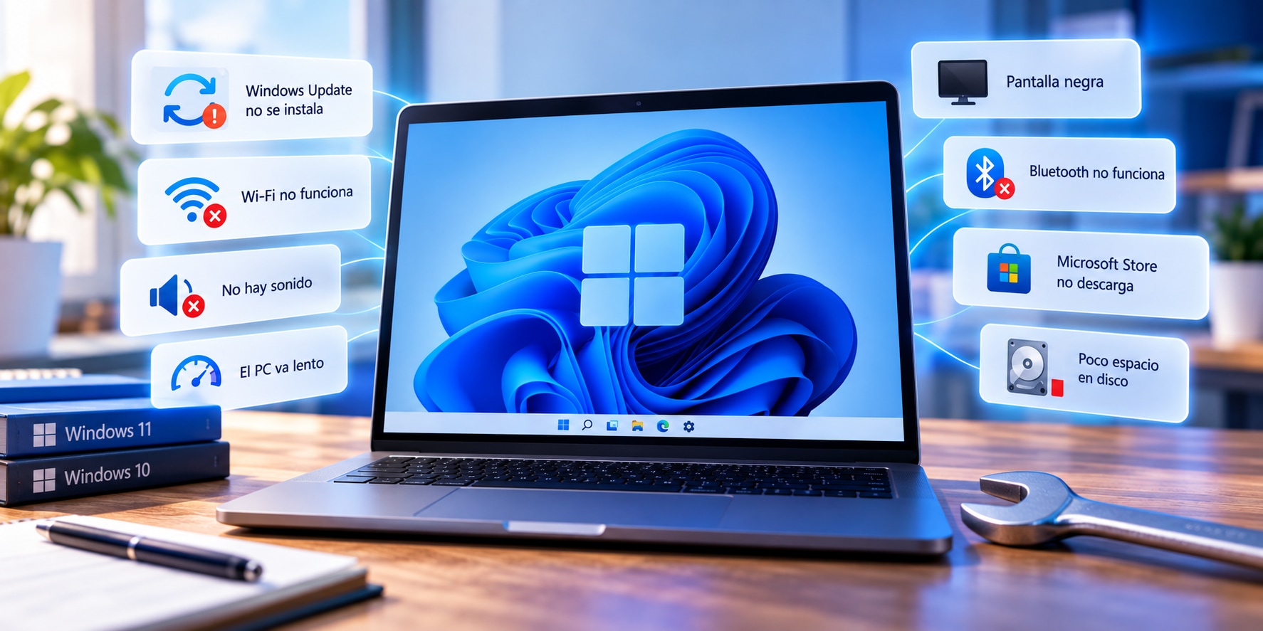 22 problemas comunes de Windows 11 y Windows 10 y cómo solucionarlos