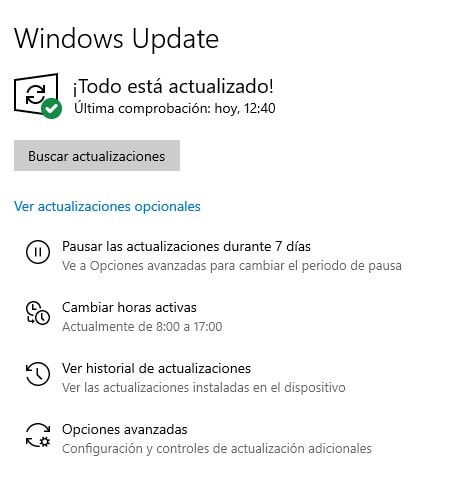 Actualice Windows para reparar la pantalla azul bccode 9f-paso 4