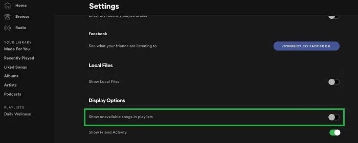 Recuperar Canciones Ocultas Spotify en PC