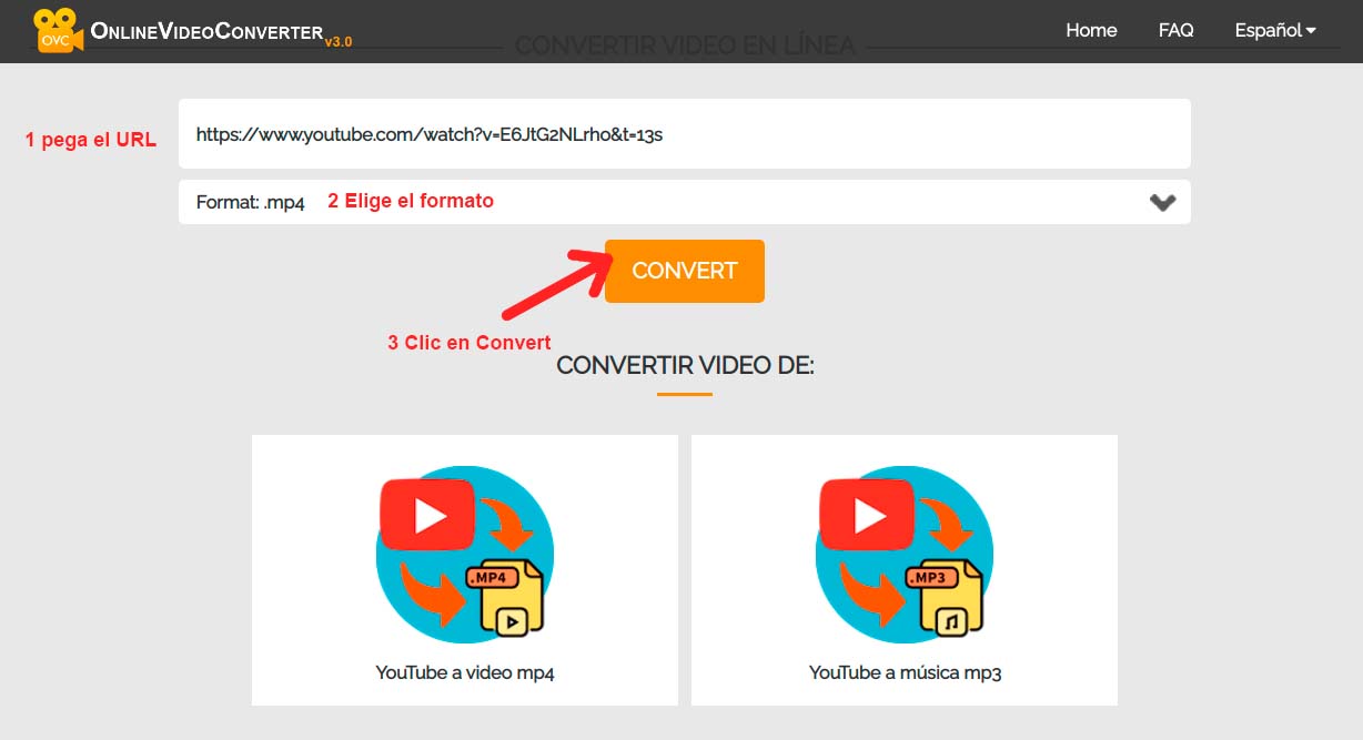 microondas reembolso Figura YouTube Converter MP4] Top 8 Páginas para Convertir de YouTube a MP4
