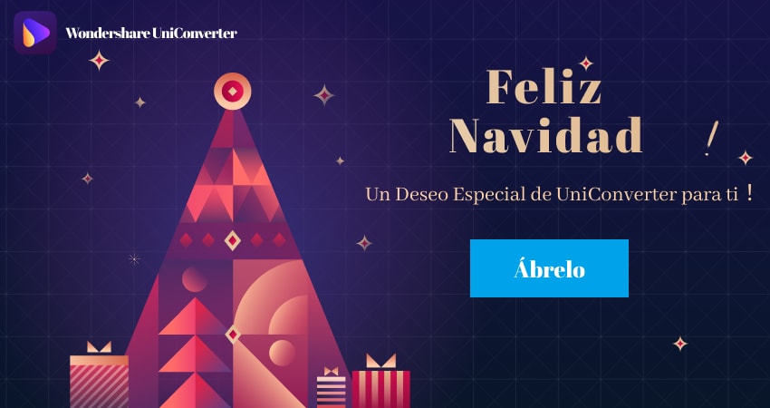 Feliz navidad 2020 Wondershare UniConverter