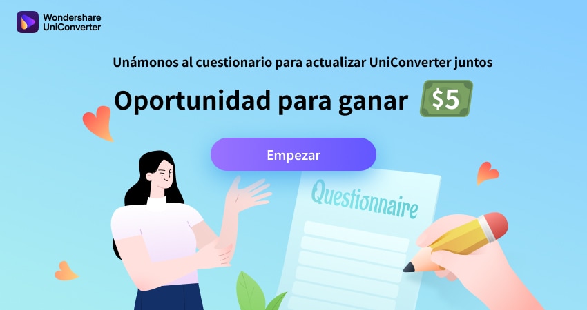 Comparte tus ideas a través de Wondershare UniConverter