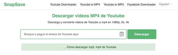 YouTube a MP4 Online - snapsave