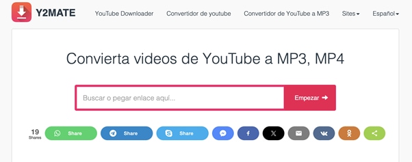 YouTube a MP4 Online - Y2mate